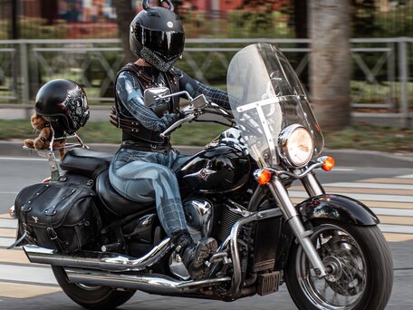 2007 Kawasaki VN900 Vulcan, чёрный, 650000 рублей, вид 1