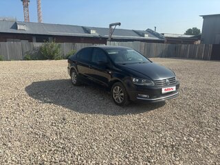 2018 Volkswagen Polo V Рестайлинг, чёрный, 1390000 рублей, вид 3