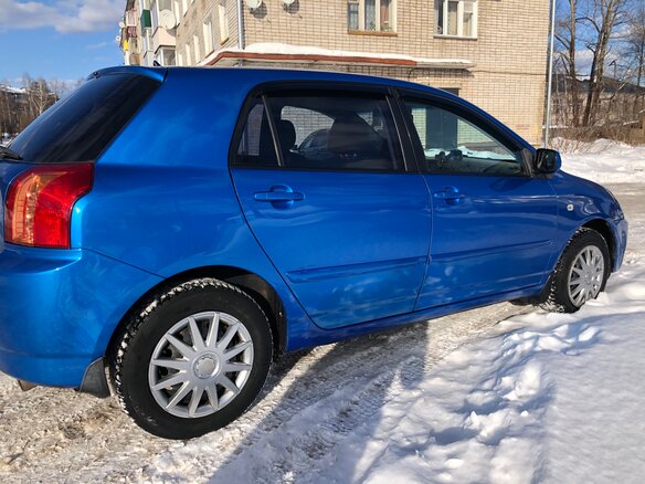 2005 Toyota Corolla IX (E120, E130) Рестайлинг, синий - вид 4
