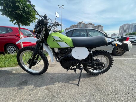 1983 Kawasaki KLR 250, зелёный, 335790 рублей, вид 2