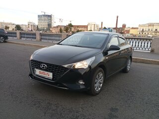 2021 Hyundai Solaris II Рестайлинг, чёрный, 1450000 рублей, вид 1