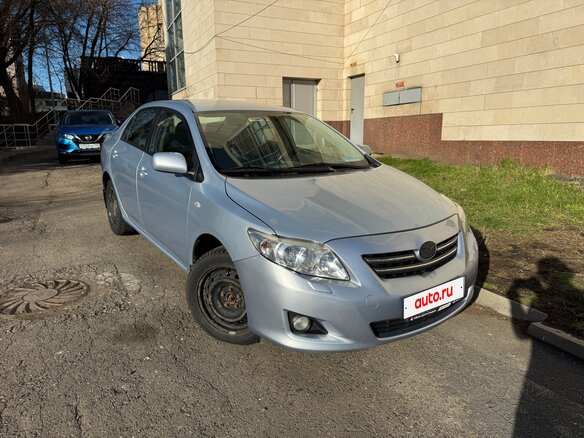2007 Toyota Corolla AMT X (E140, E150), голубой, 700000 рублей - вид 2