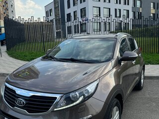 2012 Kia Sportage III, коричневый, 1350000 рублей, вид 2