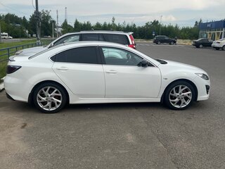 2011 Mazda 6 II (GH) Рестайлинг, белый, 1200000 рублей, вид 4