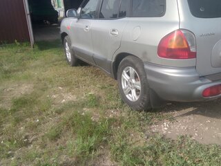 2002 Hyundai Santa Fe I, серебристый, 600000 рублей, вид 4
