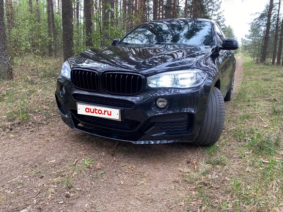 2016 BMW X6 30d II (F16), чёрный, 4000000 рублей - вид 2
