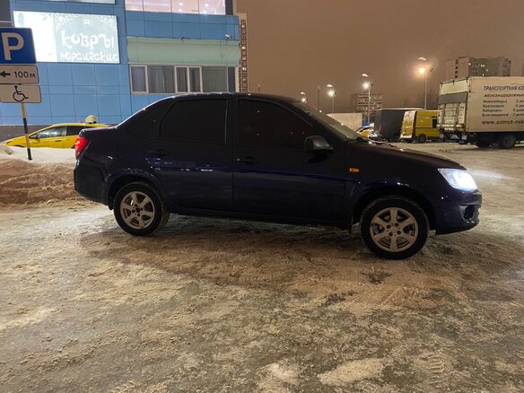 2012 Lada (ВАЗ) Granta I, синий - вид 14
