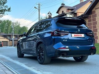 2021 BMW X3 30d xDrive III (G01) Рестайлинг, синий, 6490000 рублей, вид 4