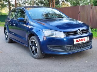 2010 Volkswagen Polo V, синий, 730000 рублей, вид 4
