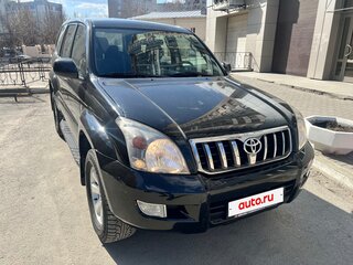 2008 Toyota Land Cruiser Prado 5-speed 120 Series Рестайлинг, чёрный, 3300000 рублей, вид 3
