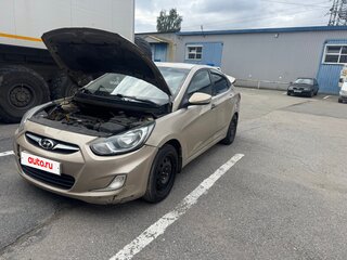 2011 Hyundai Solaris I, бежевый, 299000 рублей, вид 1