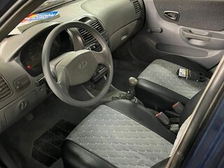 2007 Hyundai Accent ТагАЗ II, синий, 420000 рублей, вид 3