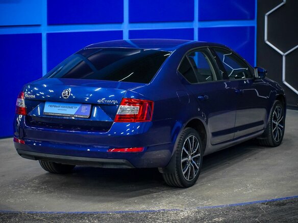 2015 Skoda Octavia III (A7), синий - вид 6