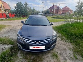 2016 Hyundai Solaris I Рестайлинг, серый, 880000 рублей, вид 1
