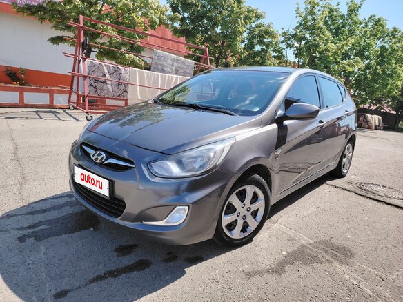 2012 Hyundai Solaris I, чёрный, 750000 рублей