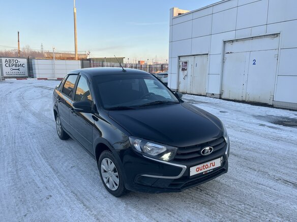 2023 Lada (ВАЗ) Granta I Рестайлинг, чёрный, 900000 рублей - вид 2