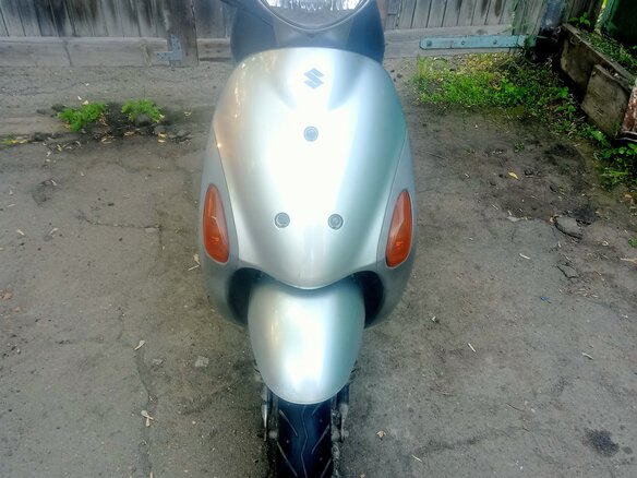 1900 Suzuki Lets 4, серебристый, 65000 рублей