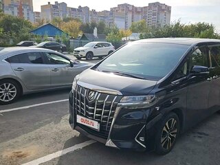 2021 Toyota Alphard III Рестайлинг, чёрный, 6500000 рублей, вид 4