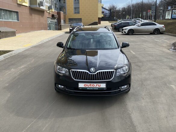 2014 Skoda Superb II Рестайлинг, чёрный - вид 1