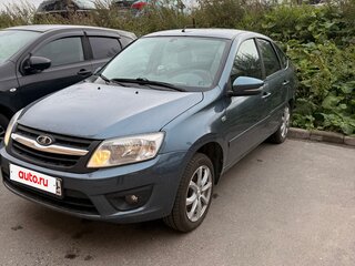 2014 Lada (ВАЗ) Granta I, синий, 430000 рублей, вид 1