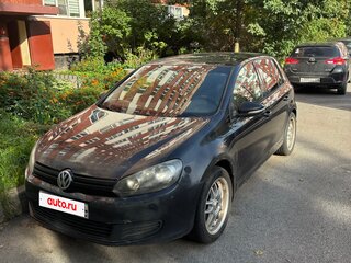 2010 Volkswagen Golf VI, чёрный, 650000 рублей, вид 1