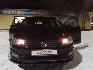 2018 Volkswagen Polo V Рестайлинг, чёрный, 1250000 рублей, вид 2