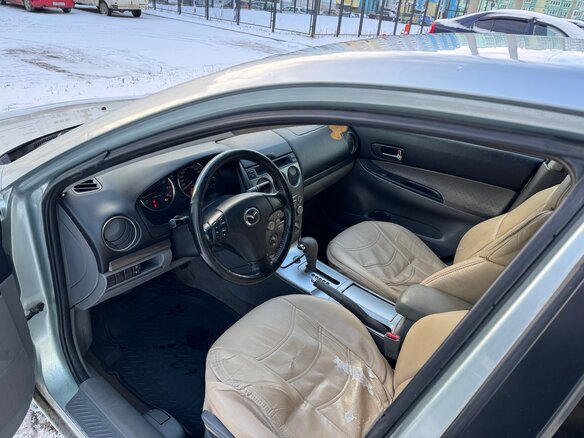 2003 Mazda 6 I (GG), серебристый, 220000 рублей - вид 15