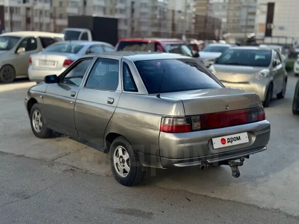 2002 Lada (ВАЗ) 2110, серебристый, 175000 рублей - вид 4