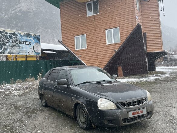 2012 Lada (ВАЗ) Priora I, чёрный, 420000 рублей - вид 6