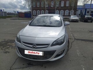 2014 Opel Astra J Рестайлинг, серебристый, 1000000 рублей, вид 1
