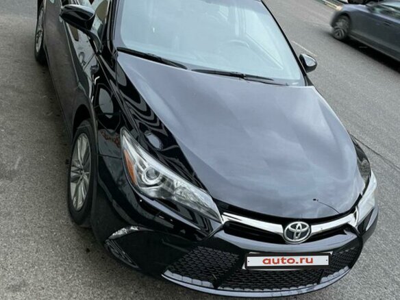 2017 Toyota Camry VII (XV50) Рестайлинг 2, чёрный, 2850000 рублей - вид 4
