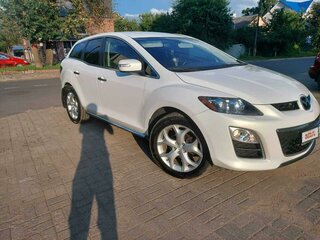 2010 Mazda CX-7 I Рестайлинг, белый, 1450000 рублей, вид 1