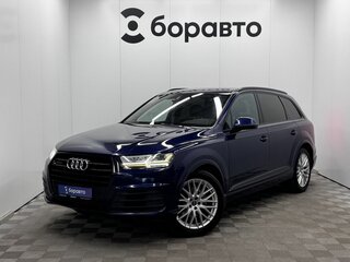 2018 Audi Q7 II (4M), синий, 4150000 рублей, вид 2