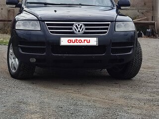 2004 Volkswagen Touareg I, чёрный, 900000 рублей, вид 1