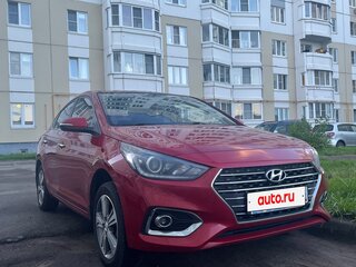 2017 Hyundai Solaris II, красный, 1300000 рублей, вид 3