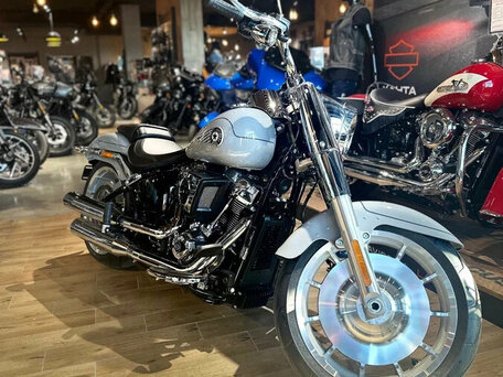 2025 Harley-Davidson Fat Boy, серебристый, 3850000 рублей, вид 4