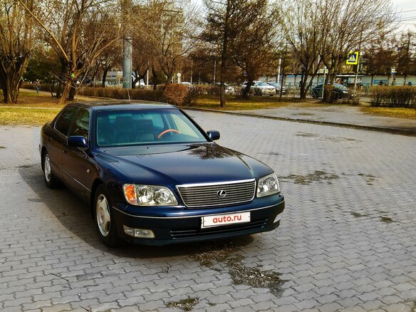 1999 Lexus LS 400 II, синий - вид 3