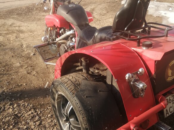 1992 Yamaha V-Max 1200, красный, 550000 рублей - вид 4