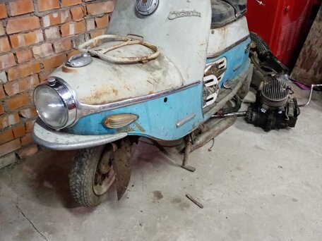 1960 CZ 175, синий, 350000 рублей, вид 5