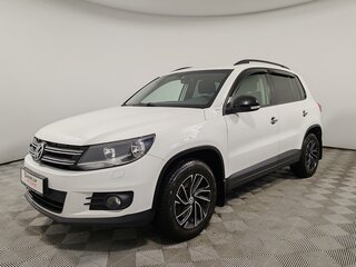 2014 Volkswagen Tiguan I Рестайлинг, белый, 1245000 рублей, вид 1