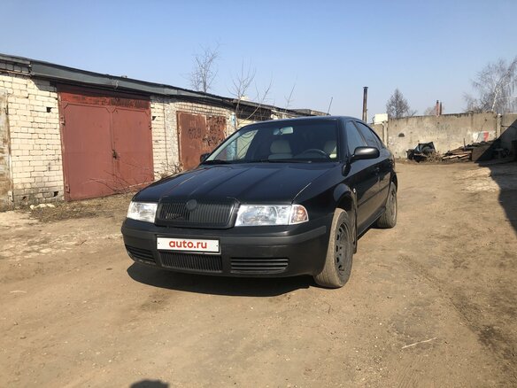 2006 Skoda Octavia I (A4) Рестайлинг, чёрный