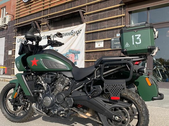 2021 Harley-Davidson Pan America, зелёный - вид 12