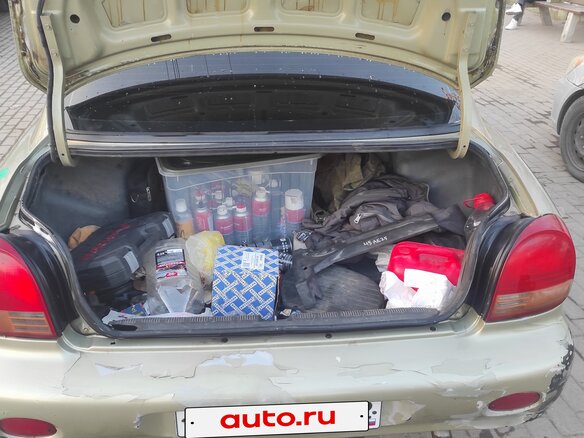1999 Hyundai Sonata IV (EF), зелёный, 400000 рублей - вид 11