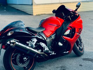 2008 Suzuki GSX 1300 R Hayabusa, красный, 750000 рублей, вид 3