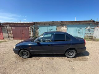 2008 Hyundai Accent ТагАЗ II, синий, 270000 рублей, вид 2