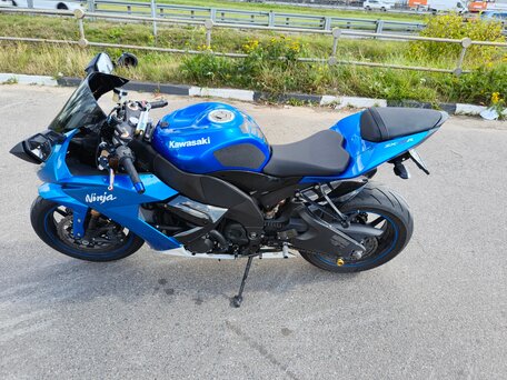 2010 Kawasaki ZX-10R Ninja, синий, 750000 рублей, вид 1