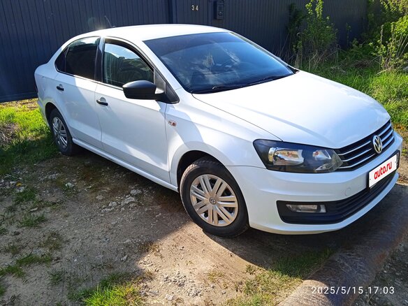 2018 Volkswagen Polo V Рестайлинг, белый - вид 2