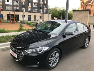 2017 Hyundai Elantra VI (AD), чёрный, 1750000 рублей, вид 1