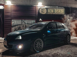 2008 Mazda 3 I (BK) Рестайлинг, синий, 800000 рублей, вид 1