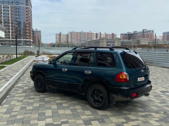 2003 Hyundai Santa Fe I, зелёный, 725000 рублей - вид 2